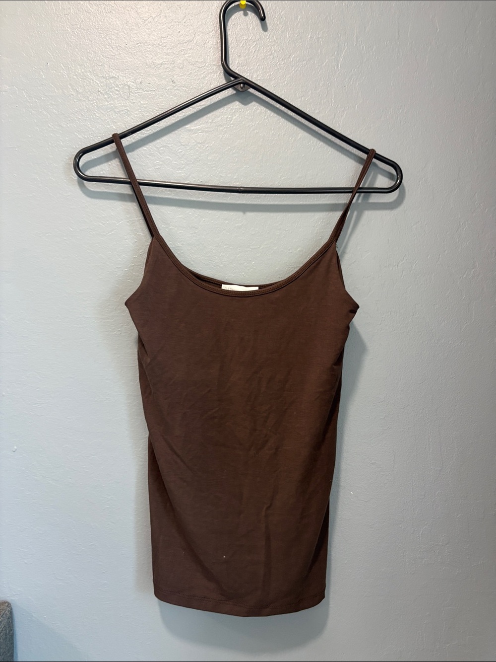 Zara Chocolate Brown Spaghetti-Strap Camisole